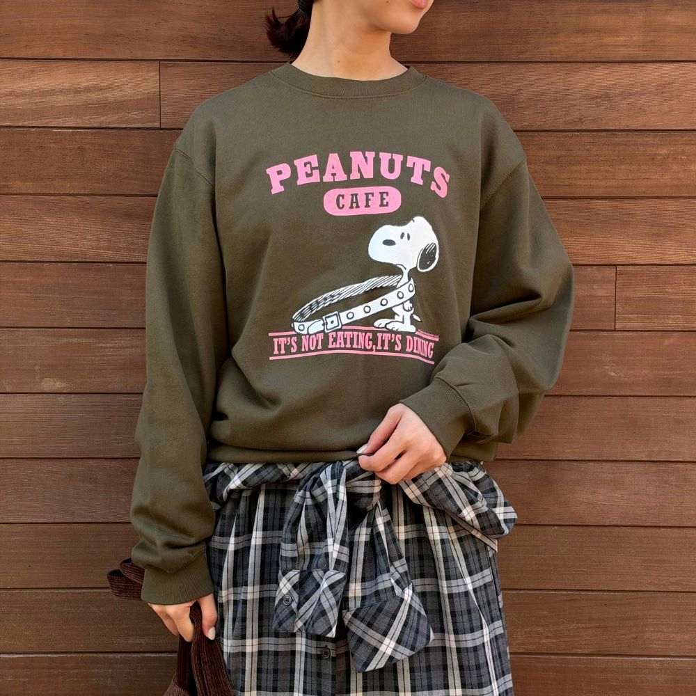 スウェットシャツ カレッジ オリーブ 03