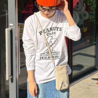 ロングスリーブTシャツ ロゴ ホワイト