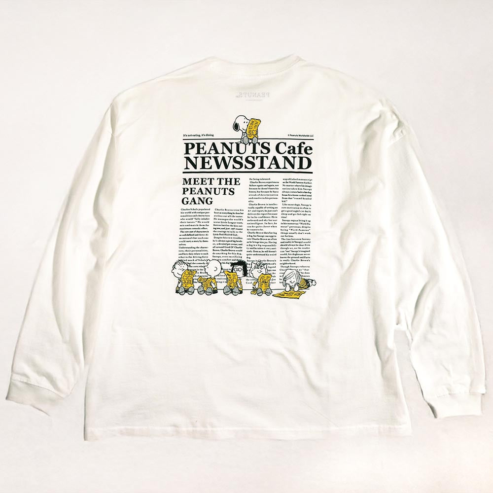 NEWSSTAND ロングスリーブTシャツ ホワイト