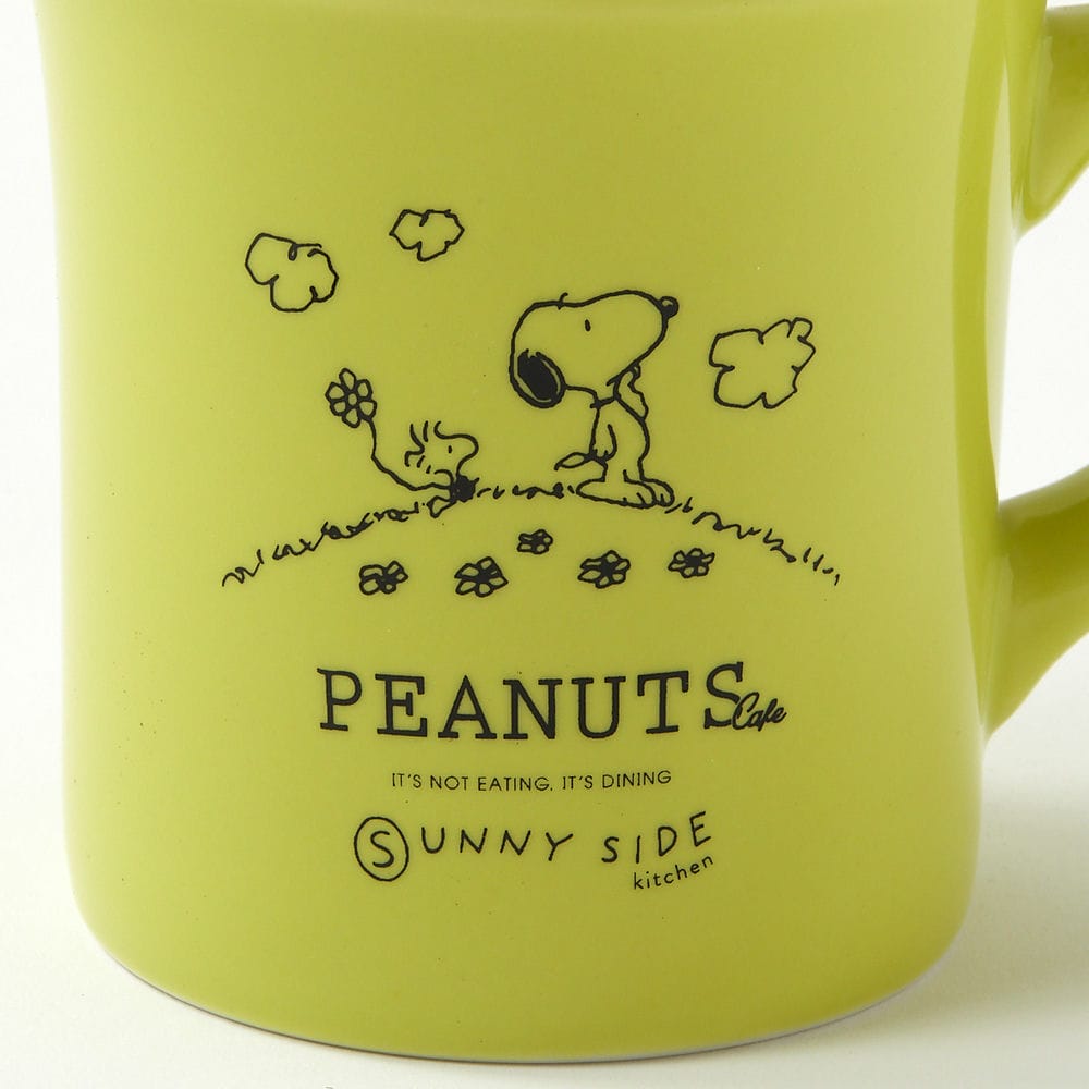 PEANUTS Cafe SSK ROOMマグ グリーン