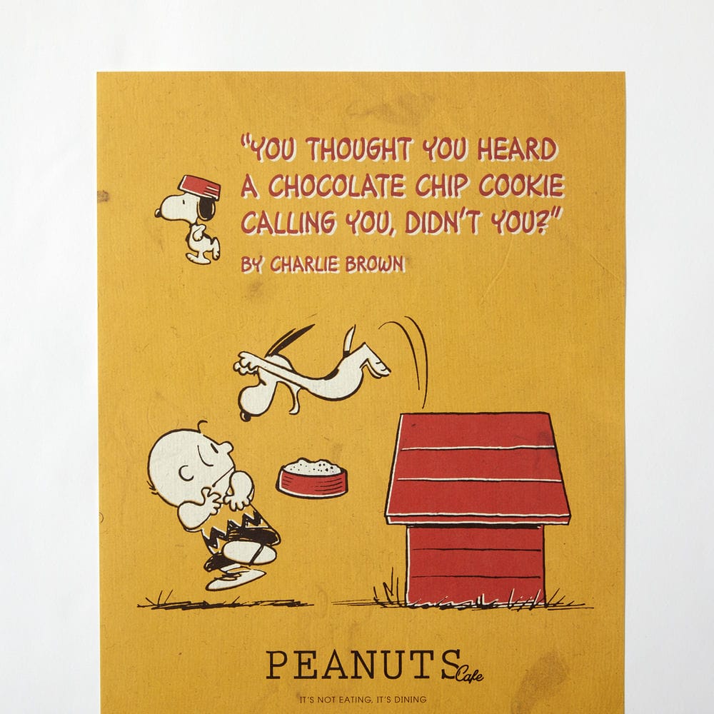 PEANUTS Cafe SSK ROOMポスター イエロー