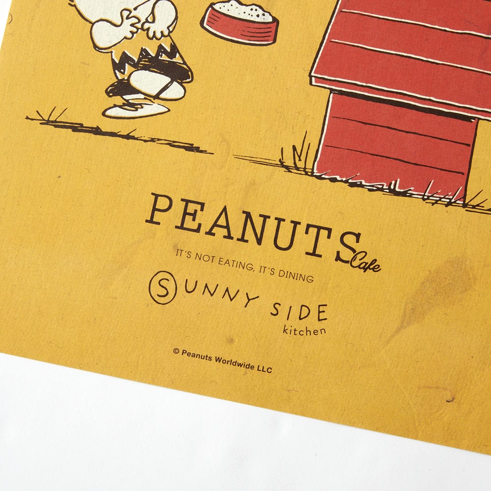 PEANUTS Cafe SSK ROOMポスター イエロー