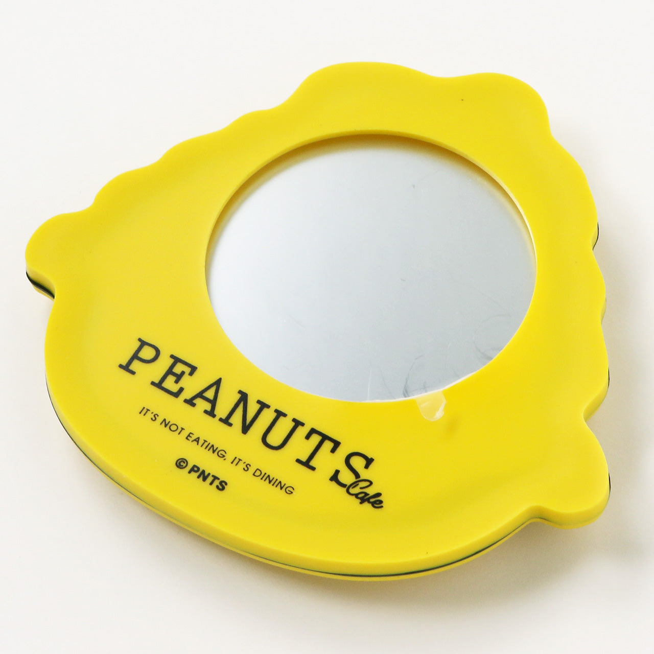 PEANUTS Cafe SMT ラバーミラー イエロー