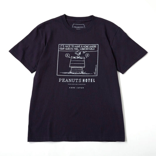 PEANUTS HOTEL Tシャツ ネイビー