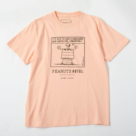 PEANUTS HOTEL Tシャツ アプリコット