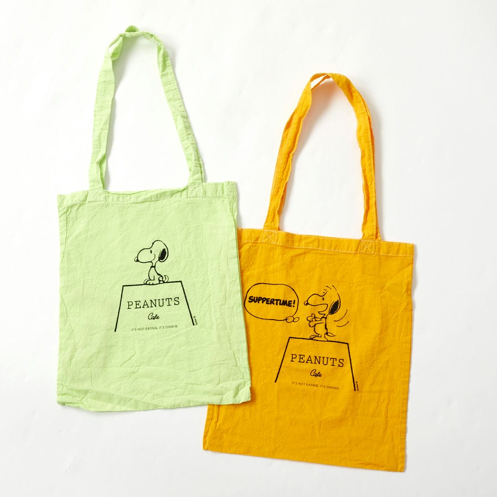 PEANUTS Cafe OSAKA エコトート グリーン – PEANUTS Cafe Online Shop