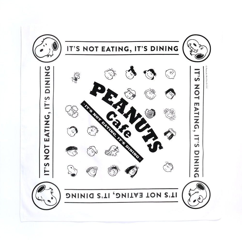 ピーナッツ・ギャング バンダナ 02 ホワイト – PEANUTS Cafe Online Shop