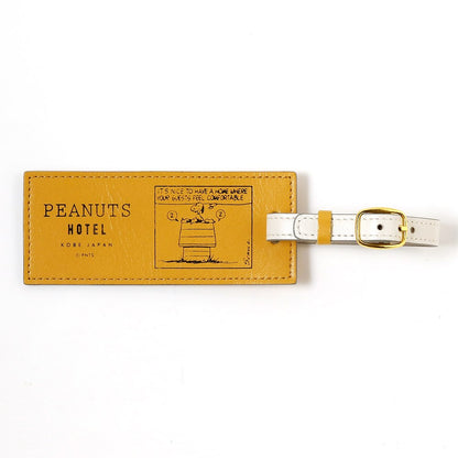 PEANUTS HOTEL レザーラゲッジタグ