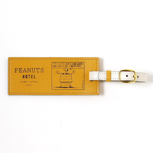 PEANUTS HOTEL レザーラゲッジタグ