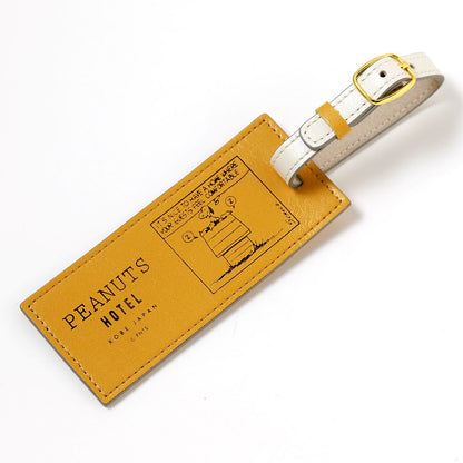 PEANUTS HOTEL レザーラゲッジタグ