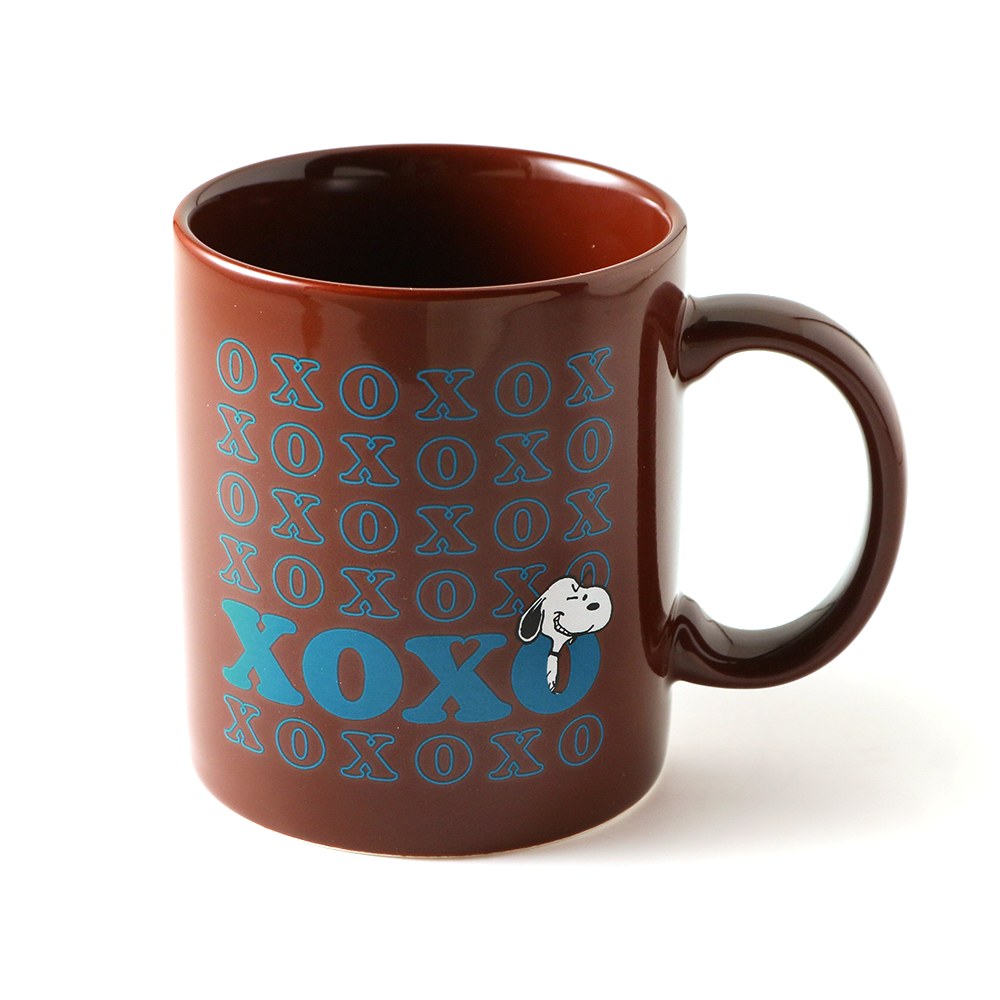 XOXO マグカップ ブラウン