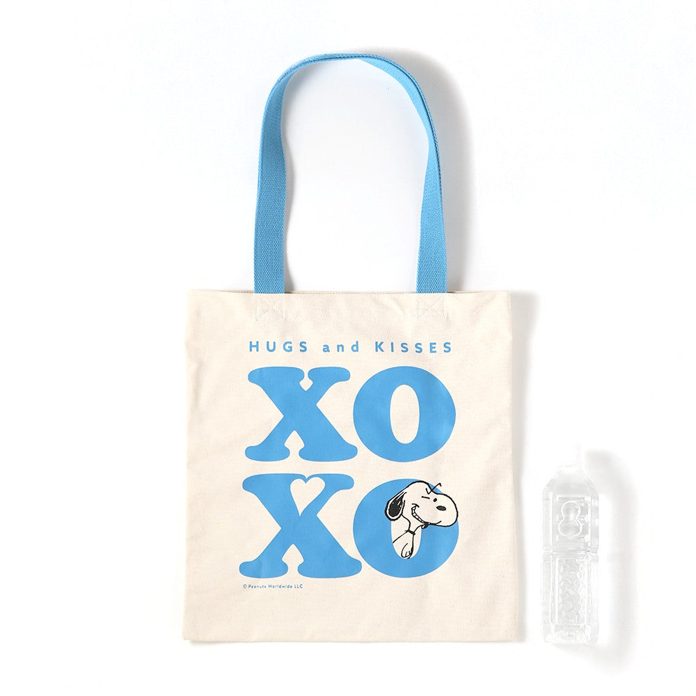 XOXO トートバッグ ブルー – PEANUTS Cafe Online Shop