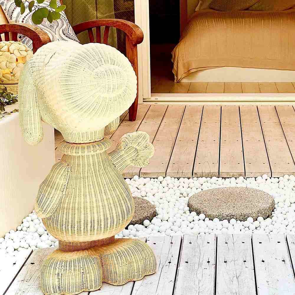 PEANUTS HOTEL ROOM61 ラタンオブジェ “HELLO”02