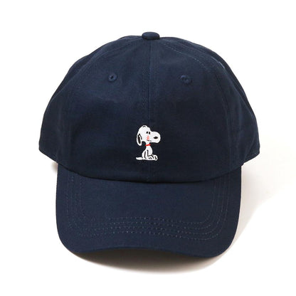 コットンツイルキャップ ロゴ ネイビー