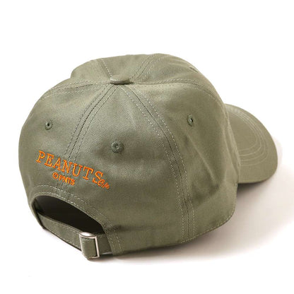 コットンツイルキャップ ロゴ ホライゾングリーン