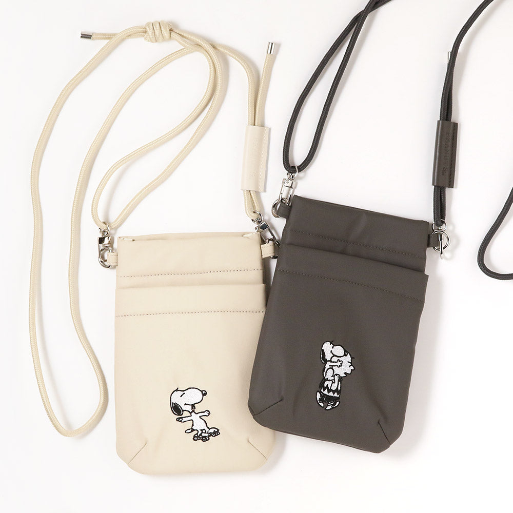 サコッシュ ポーチ 02 グレー – PEANUTS Cafe Online Shop