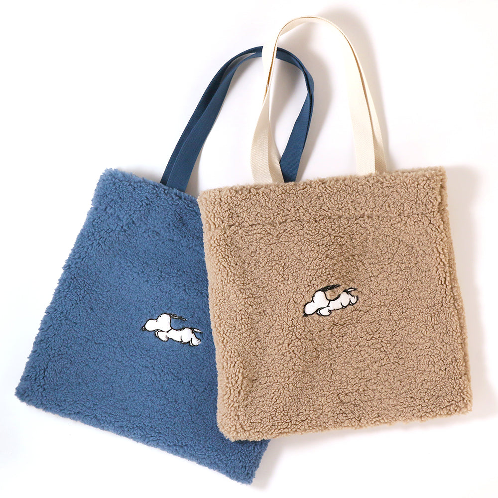 ボアトートバッグ ベージュ – PEANUTS Cafe Online Shop